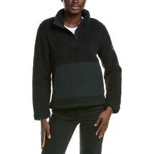 Spyder Womens High Pile Fleece Jacket, Black